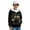 Black Pug Dog, variant on Zip-Up Hoodies with Pockets Fall Winter Jackets Boys Girls Hooded Sweatshirt Black Banana Monkey Moon Print Athletic Top Hoodie for School Home, M