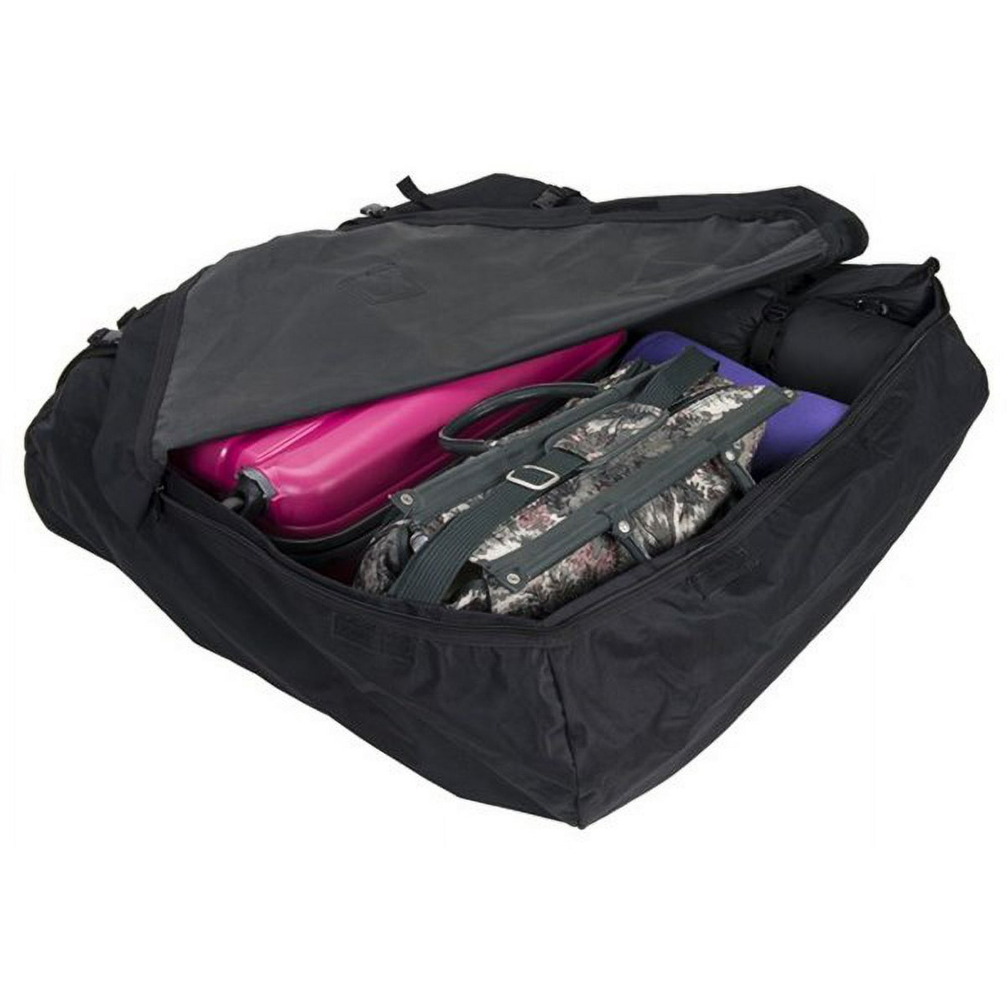 Keeper Corporation Cargo Carrier 07203 Bag Style 15 Cubic Foot Capacity 44 Inch x 34 Inch x 17 Inch Compatible With Roof Rack Black With Keeper Logo Walmart