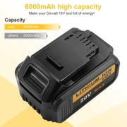 For DEWALT DCB206-2 20 Volt Max XR 6.0AH Lithium Ion Premium Battery