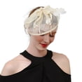 thumbnail image 2 of MSJUHEG Tea Party Hats,Feather Hair Clip,Feather Headpiece,Church Hats,Fascinators Hats,Hats Wedding Hats for Suitable Girls Headband D One Size, 2 of 3