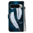 thumbnail image 3 of Leather For Google Pixel 10 / Pixel 10 Pro 6.3-inch Wallet Case Crystal Material Painted Animal&Flowers&Hearts Pattern, Wallet For Women Men Card Holder Magnetic Clasp Kickstand Folio Cover,Color-2, 3 of 7