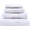 White, variant on Set of 4 Luxury Super Soft Towels – Premium Viscose Derived from Bamboo & Turkish Cotton for The Ultimate Bath Experience