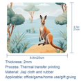thumbnail image 5 of Kangaroo Printed Gaming Mousepad Desk Mat, Non-Slip Rubber Bottom Mouse Mat 8.3x9.8 Inch - Suitable for Office and Gaming, 5 of 6