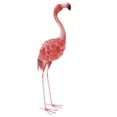 thumbnail image 2 of Flamingo Garden Statue Lifelike Iron Flamingo Statue Color Painting Garden Decoration for Lawn Terrace Backyard, 2 of 8