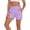 Purple, variant on Admvng Shorts for Woman Casual Summer Elastic Waist Comfy Loose Exercise Workout Ladies Short Pants With Pocket Size S-2XL