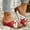 Red, variant on HAOTAGS Wedge Sandals for Women Casual Summer Roman Sandals Black Size 5.5