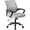 Gray, variant on MAYEERTY Ergonomic Mid-Back Office Chair, Height Adjustable Desk Chair with Lumbar Support Swing Mode Fixed Armrests
