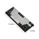 thumbnail image 2 of Amzcrzy Electrónica para hombres Organizador de electrónica Cámara digital Teclado mecánico para juegos con cable, retroiluminación RGB, compacto, 61 teclas con interruptores azules para PC. Accesori, 2 of 4