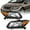 Black, variant on Sennachine Pair for 2012-2015 Honda Civic Sedan Headlights Halogen Headlamps Black Amber Left & Right