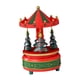 thumbnail image 2 of Caja de música decorativa con forma de carrusel navideño, mecanismo de cuerda, ligera y decorativa. Estilo B, 2 of 9