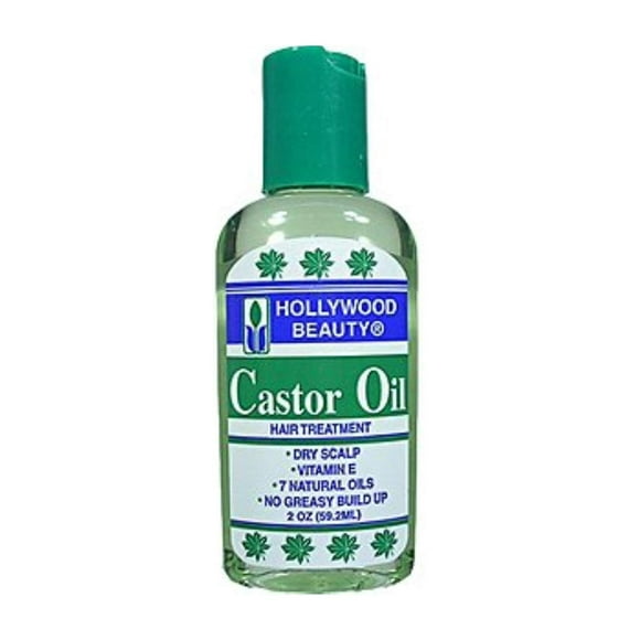 Aceite de ricino Hollywood Beauty, 2 onzas