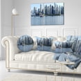 thumbnail image 3 of Designart Vancouver BC Skyline Panorama - Cityscape Photo Throw Pillow - 12x20, 3 of 5