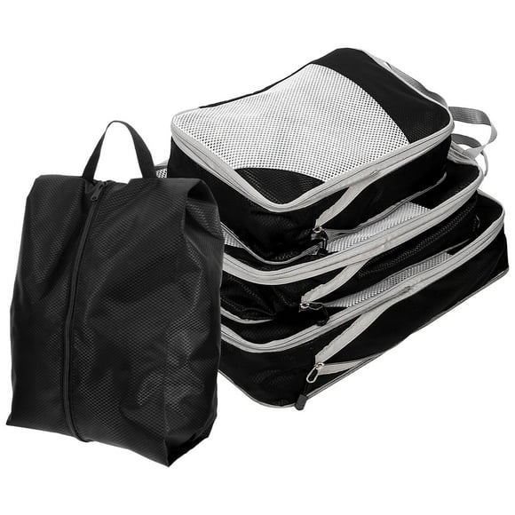 HEALEEP 4Ud Kit De Organizadores De Viaje Para Y Cosméticos En Negro
