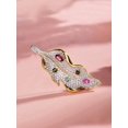 thumbnail image 5 of 1pc High-end Versatile 925 Silver Natural 1.3 Carats Beryl Leaf Design Pendant Brooch Which Can Be Worn In Two Ways For Women, Suitable For Daily Wear, Festive Occasions And As A Gift For The Winter S, 5 of 5
