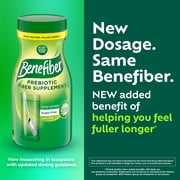Benefiber Daily Prebiotic Glp-1 Friendly Fiber Supplement Powder, Unflavored -124 Teaspoons (8.7 Ounces)
