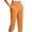 Orange #013, variant on Mohiass Pull on Capris for Women Stretch Capri Pants for Women Capri Dress Pants for Women Womens Petite Capris Dark Blue L