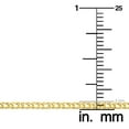 thumbnail image 3 of KoolJewelry 14k Yellow Gold Diamond Weave Chain Necklace (2 mm, 26 inch), 3 of 5