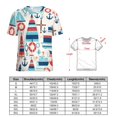 thumbnail image 2 of Nautical Adventure Vibes Women's Short Sleeve T-Shirt Crew Neck Casual Summer Trendy Loose Fit Tops, 2 of 7