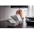 thumbnail image 4 of Yamazaki Home Vanity Tray - Flat - Two Sizes, White, Steel, 3.5" x 3.5", No Assembly, 4 of 6