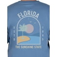 thumbnail image 3 of Unisex Florida State Graphic Tee, Triblend T-Shirt from Home Free, Sizes S-2XL, 3 of 5