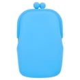 thumbnail image 1 of 1Pcs Mini Coin Purse in Blue Silicone for Key and Coin Storage, 1 of 9