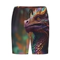 thumbnail image 6 of Daiia Rainbow Scales Fantasy Dragon Mens Woven Stretch Pajama Short,Short Pajama Pants-XX-Large, 6 of 7