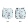 thumbnail image 3 of KLL Poodle Playing Skateboard Pattern Shorts Women,Athletic Shorts High Waisted Running Shorts Pocket Sporty Short Gym Elastic Workout Shorts-Large, 3 of 7