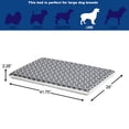 thumbnail image 4 of Midwest Homes For Pets-Quiet Time Defender Series Reversible Crate Pad- Gray 42.12x28.7x2.28, 4 of 5