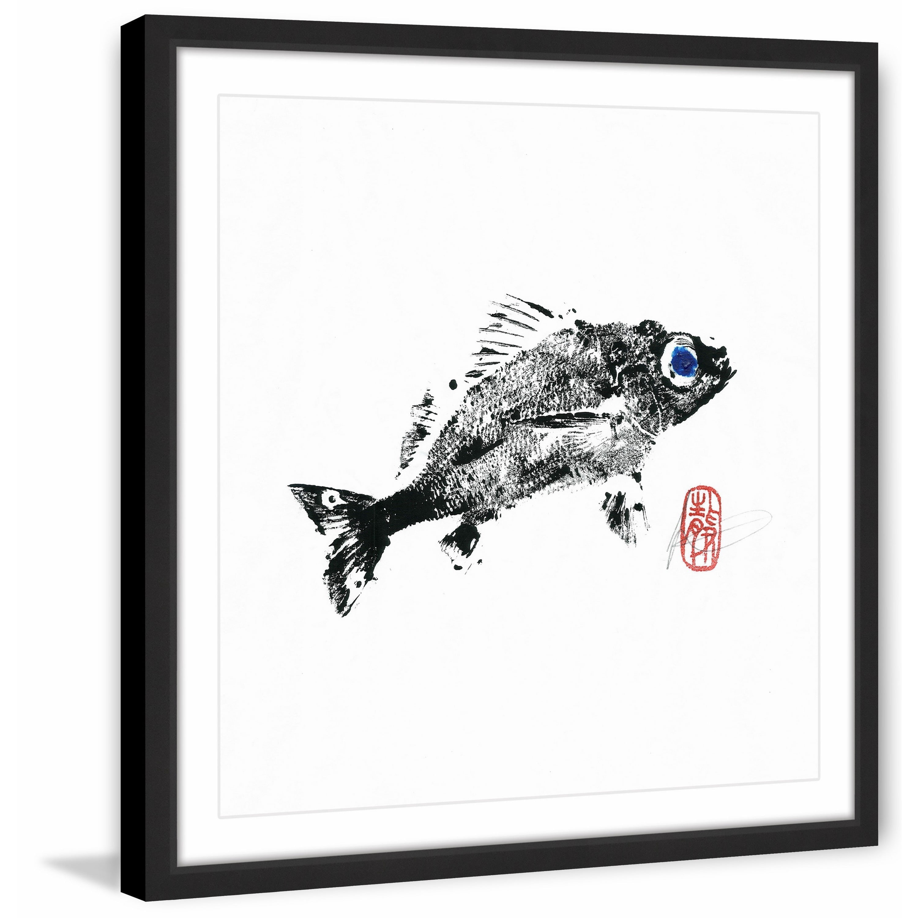 "Grunt" Framed Painting Print