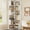 6-Tier White, variant on IRONCK 6-Tier Corner Bookcase, Modern L-Shaped Bookshelf, Open Storage Display for Office Living Room, Black