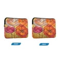 thumbnail image 7 of FORMRS 13-13.3 inch Laptop Sleeve Case Soft Carrying Quilted Computer Bag Cover, Orange Abstract Floral, 7 of 7