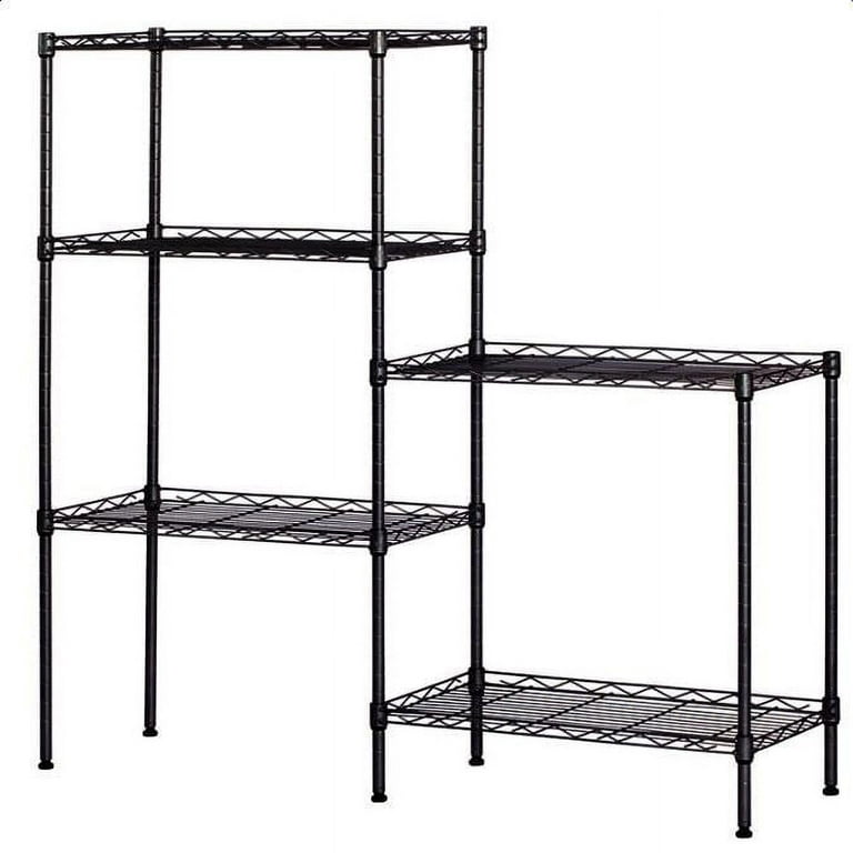 27.6undefined11.8undefined59 Inch Rectangle Metal Assembly 5-Shelf Storage  Rack Silver - On Sale - Bed Bath & Beyond - 38006097