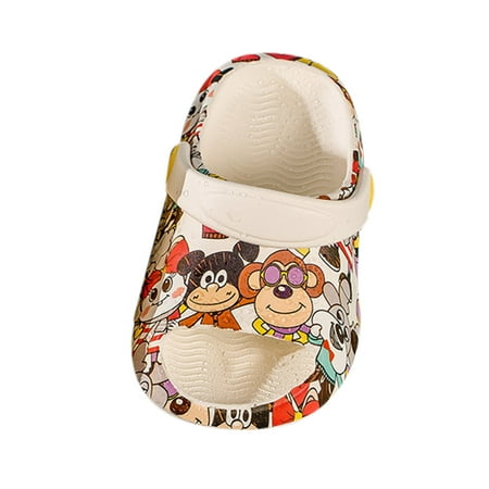 

MQLKF Kids Shoes Toddler Cute Non-Slip Boys Cartoon Baby Slippers Animal Girls Baby Shoes Casual Cute Stylish Kids Walking shoes