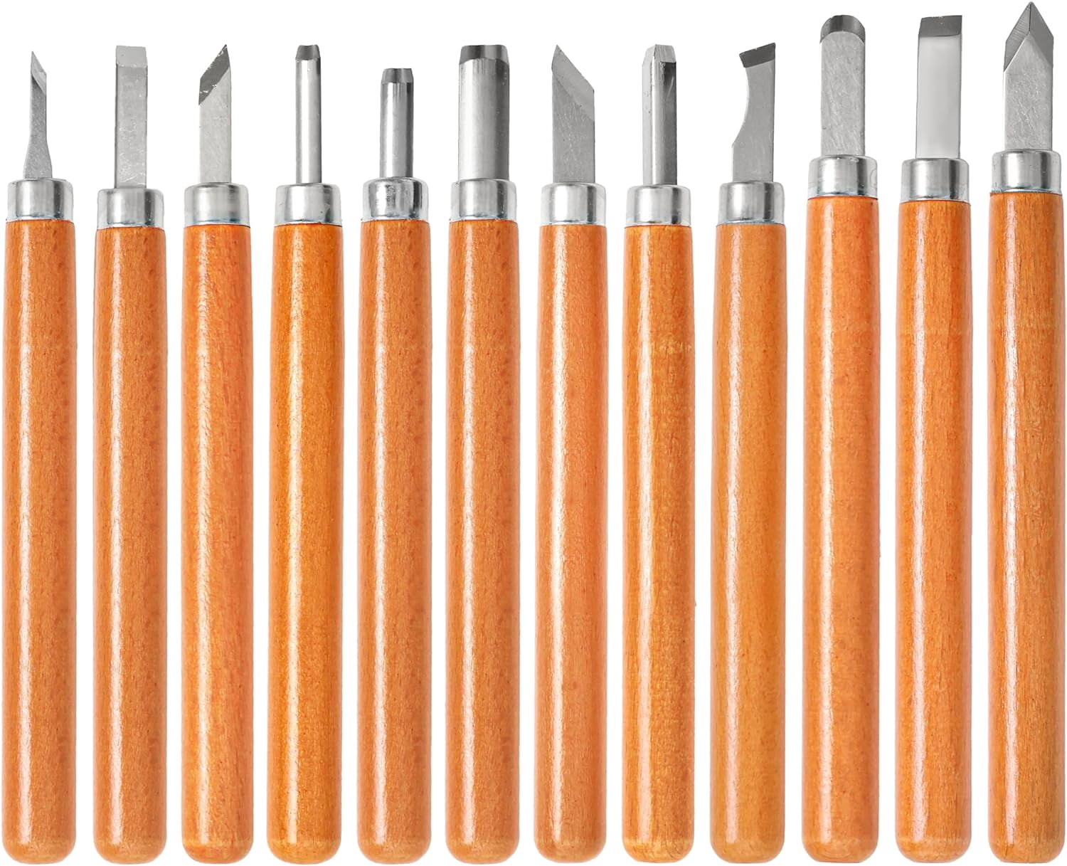 Schaaf Tools Wood Carving Kit, 15-Piece Set with Wood Carving Knives and Mini Chisels for DIY Woodworking and Craft Projects, Small Size