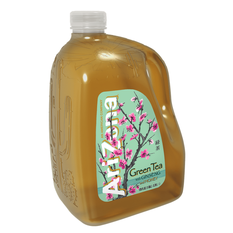 AriZona Green Tea with Ginseng and Honey, 128 fl oz, 2 Pack photo 4