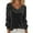 Black, variant on Womens Velvet Long Sleeve T Shirt With Glitter Stacked Collar Elegant Blouse Top Casual Party Outfits