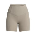 thumbnail image 6 of Avia Women's and Women's Plus Ribbed SoftSculpt Bike Shorts, Sizes XS-4X, 6 of 6