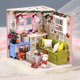 thumbnail image 1 of de en Miniatura para Bricolaje (con Cubierta), de de para Bricolaje Más árboles de Navidad Decorativos Baoblaze Casa de muñecas en miniatura de bricolaje, 1 of 8