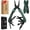 Green, variant on 16-in-1 Multi Tool Pliers, Gifts for Men Dad, Stainless Steel EDC Multitool with Pocket Knife, Belt Clip, Oxford Pouch, Self-locking Multipurpose Utility Multi-Tool for Camping Survival Outdoor