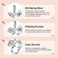 thumbnail image 5 of 925 Sterling Silver Charm for Bracelets Lucky Clover Dangle Charms Women Bracelet Charm, 5 of 7
