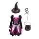 thumbnail image 3 of Disfraz de bruja de Halloween para niñas con sombrero, varita, bolso y vestido de princesa gatita. Sin Luz 120cm, 3 of 9