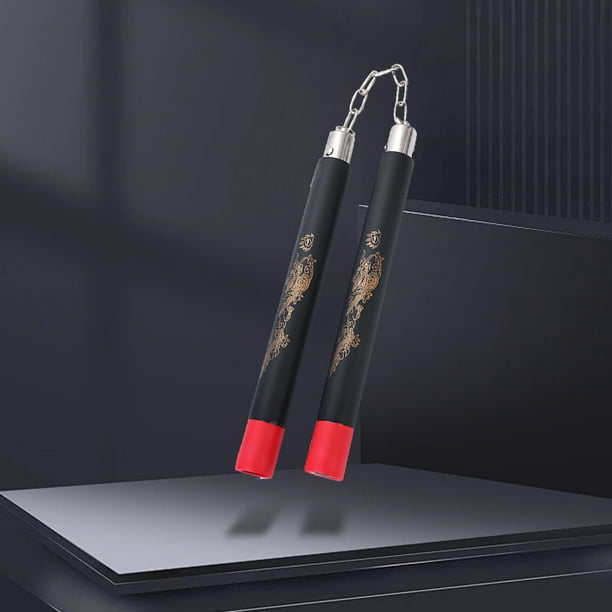 Nunchakus de agarre de espuma con cadena, Nunchakus de entrenamiento de espuma seguros, práctica antideslizante, palos de entrenamiento de espuma Nunchaku para artes marciales