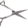 thumbnail image 3 of Embroidered Sewing Scissors Covered Leather Scissors 4.5 Sharp Stainless Steel Scissors Craft Scissors Shears for Sewing, 3 of 5