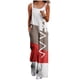 thumbnail image 1 of Trajes de Mujer Casual Suelto Impreso sin Mangas Correa Trasera, Cuello en V con Bolsillos para el Verano Y el Uso Diario, 1 of 6