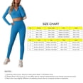 thumbnail image 1 of Conjunto De Ropa Deportiva De Yoga, Conjunto De Entrenamiento De Moda Para Mujer Cremallera De Cintura Alta De Manga Larga Para Atletas Para Gimnasio ANGGREK No, 1 of 6