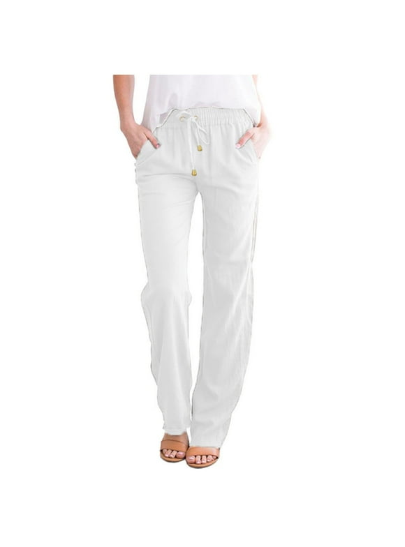 Ladies White Dress Pants