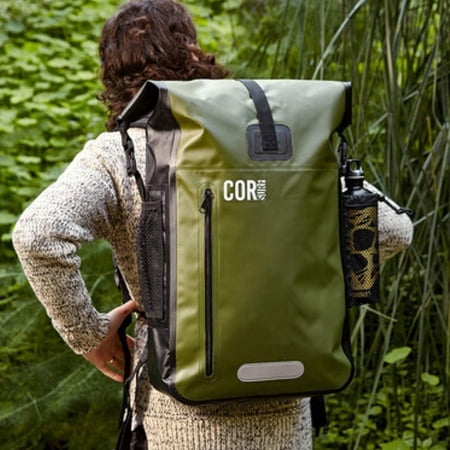 COR Surf Waterproof Heavy Duty Backpack And Dry Backpack For Swimming, Boating Or Kayaking, Roll-top Design With Sonically Welded Seams And Padded Laptop Sleeve (40L, 21 x 15 x 8 Inches)