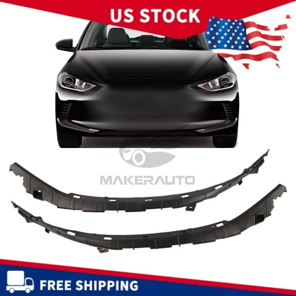 Bumper Retainer Bracket for Hyundai Elantra 2017-2018 Black Front Left Right