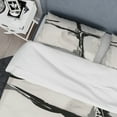thumbnail image 4 of Designart 'Abstract Neutral II' Geometric Duvet Cover Set, 4 of 4
