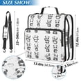 thumbnail image 3 of Zipper Binder Cute Panda 1.5 Inch Binder Folder Bag with Shoulder Strap and Handle, 3 of 8